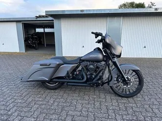 harley-davidson street glide - baggerumbau top zustand