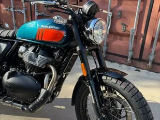 royal enfield bear 650 vorrätig schwarz & petrol