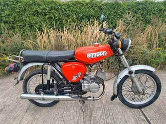 simson s51 3-gang mit 60km/h kba papieren nr.: b952 fehrbellin