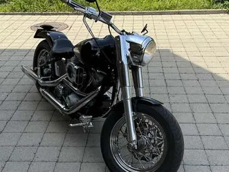 harley-davidson heritage softail harley-davidson softail flstc schwarz