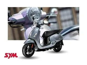 sym fiddle 125c new automatic retro scooter commuter learner legal cbt friend...