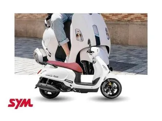 sym fiddle 50 cc |modern retro classic scooter