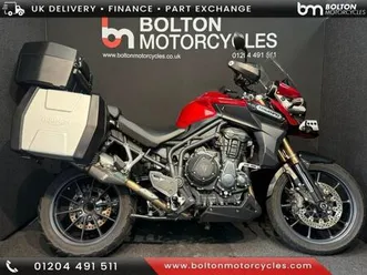triumph tiger explorer1215 motorcycle red