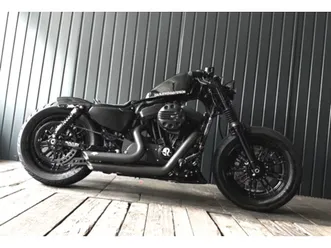 harley sportster 48 fortyeight dark bobber 1096 km!