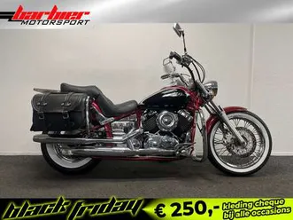 yamaha xvs 650 dragstar rood
