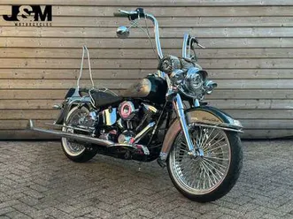 harley-davidson heritage special groen