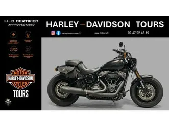harley-davidson softail fat bob 1800 2019 1800 cm3 | moto custom | 20 100 km | noir | 37540 st cyr sur loire