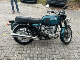 motorrad bmw r75/6 oldtimer – baujahr 1974 – 50 ps – boxermotor