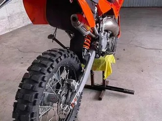 ktm 125 exc arancione