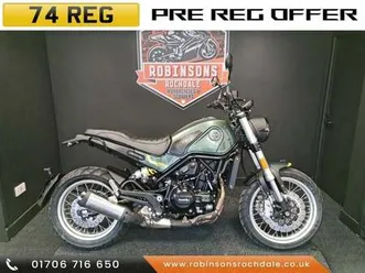 74 pre reg benelli leoncino trail 500 now only £4499