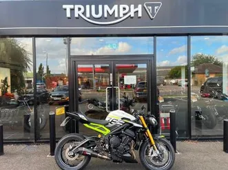 triumph street triple rs moto 2 edition 23 plate with 1291 miles