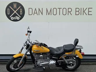 harley-davidson dyna super glide 1584 2008 1584 cm3 | moto custom | 20 220 km | jaune | 14320 st andre sur orne