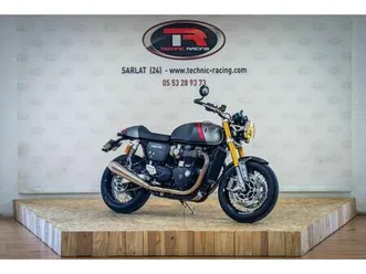 triumph thruxton 1200 rs 2021 1200 cm3 | moto routière | 3 248 km | gris | 24220 vezac
