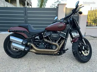harley-davidson fat bob 114 – 2017 – 6 500 km – excellent état