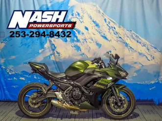 2024 kawasaki ninja 650 abs metallic covert green/metallic spar
