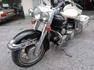 harley-davidson electra glide pan-shovel 1968 italiana da nuova nero