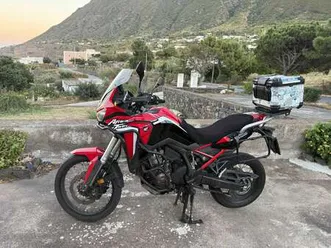 honda africa twin 1100 automatica rosso