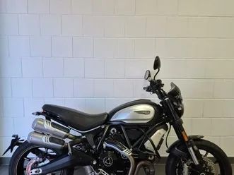 ducati scrambler 1100 dark pro heizgriffe, sturzbügel
