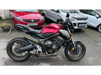 2019 honda cb cb650raked (19my) black widow can with original system fsh stunner tourer petrol m...