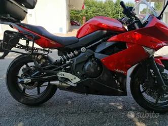 kawasaki er-6f 2012 - 55.000km - tris valigie -