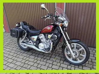 piękny vn 750 z niemiec , vulcan, nawigacja szyba motocykle żurawice żurawice