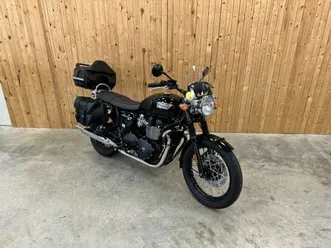 triumph bonneville t100 2015 865 cm3 | moto routière | 10 900 km | noir | 26000 valence