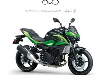 kawasaki z 500 . verde
