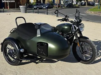 side-car triumph street scrambler x zebu précision side-cars