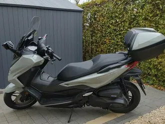 ② honda forza 350 de 2024. état de la salle d'exposition.