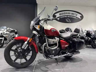 royal enfield super meteor 650 2024 650 cm3 | moto custom | 5 275 km | rouge | 56880 ploeren