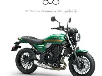 kawasaki z 650 rs . verde