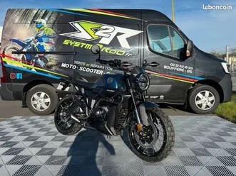 moto route 125 zontes scrambler x chez syst'm 2roo 85600