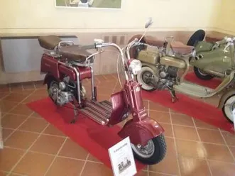 lambretta c scooter storici anni 50 verde