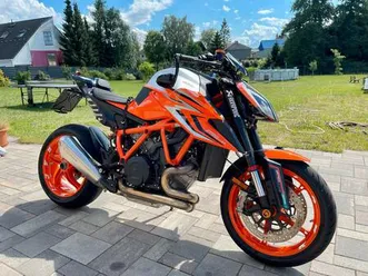 ktm super duke 1290 r 3.0 orange track + techpack viel zubehör