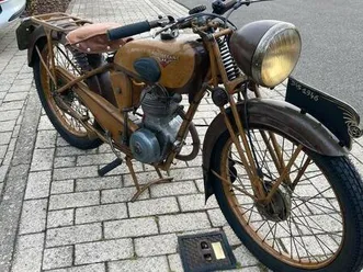② motobecane 125 cc d45 de 1947, double embrayage