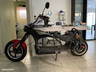 moto chopper électrique 204 km – très bon état / échanges acceptés