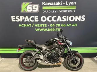 kawasaki z 650 (47.5cv) 2025 650 cm3 | moto roadster | 300 km | noir | 69200 venissieux