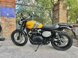 triumph street scrambler street scrambler allestimento base giallo