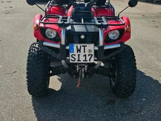 yamaha grizzly 660 + schneeflug, 8-fach bereift lof