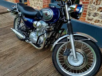 splendide kawasaki w800 bleu faible kilométrage