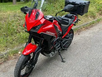 moto morini x cape - a2 - full équipée