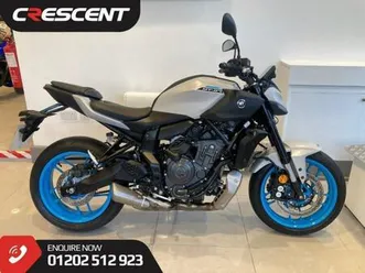 yamaha mt-07 y-amt 2025 - 1 owner - 270 miles - ice storm