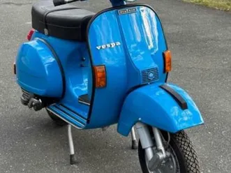 vespa p125x bj. 1982 azzuro-blau restauriert