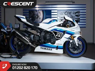 yamaha r1 gytr track bike - crescent 75th anniversary edition