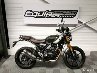 triumph scrambler 400 x - eligible au permis a2 - 1ère main - garantie concstructeur 04/2026