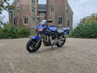 yamaha fzs 1000 met black widow exhaust blauw