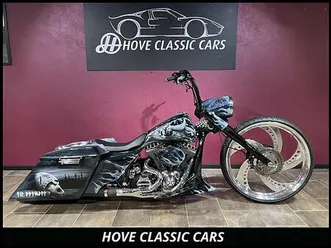 harley-davidson custom bagger - 30tom fronthjul - godkjent