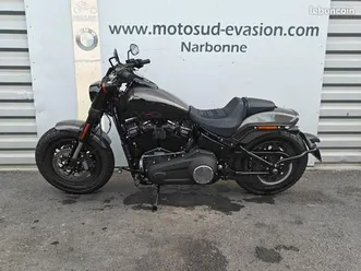 harley-davidson softail fat bob 1868 noir 2023
