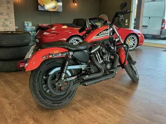 harley-davidson sportster 883 r *scarichi vanse&hanes rosso