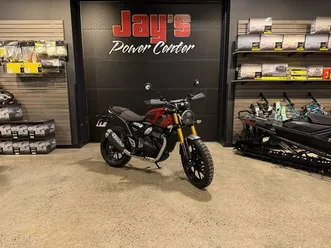 2025 triumph scrambler 400 x phantom black / silver ice